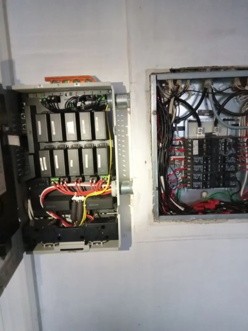 Electrical panel upgrade completed for Security Camera Wiring in Los Osos